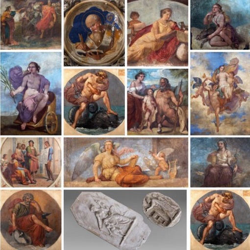 Image of Frescos from the Palazzo Torlonia Up for Sale