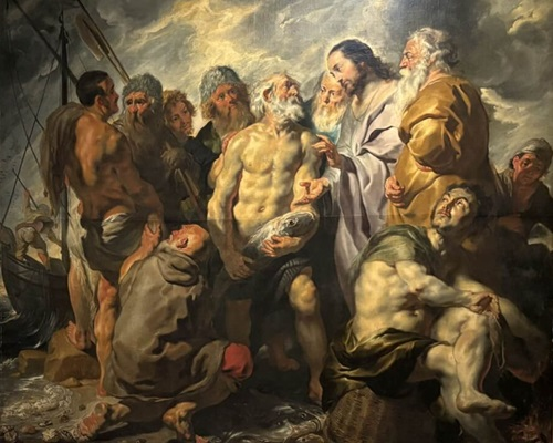 Image of Jordaens to be conserved in open studio at Snijders&Rockox House