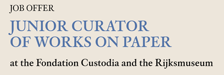 Image of Junior Curator Jobs at the Fondation Custodia & Rijksmuseum
