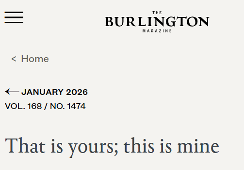 Image of The Burlington on the National Gallery's new collecting plan.