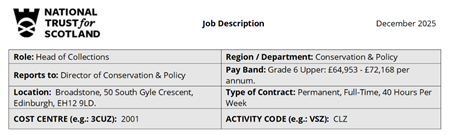 Image of National Trust for Scotland are hiring!