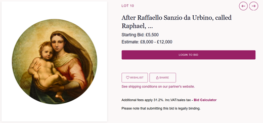 Image of AI Raphael on the block