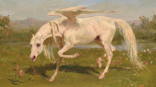 Image of Rosa Bonheur's Pegasus acquired by Château de By